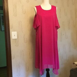 Mynt 1792 cold shoulder dress